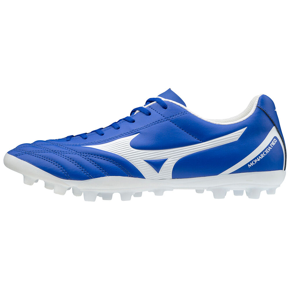 Mizuno Men's Monarcida Neo Select AG Soccer Cleats Blue/White (P1GA202601-BDR)